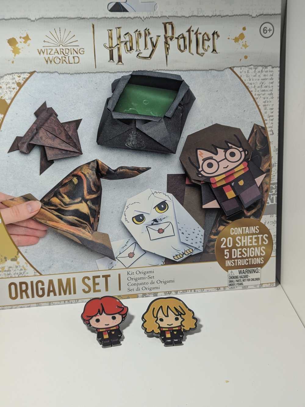 Warner Bros. Harry Potter Origami Set – With Pins
